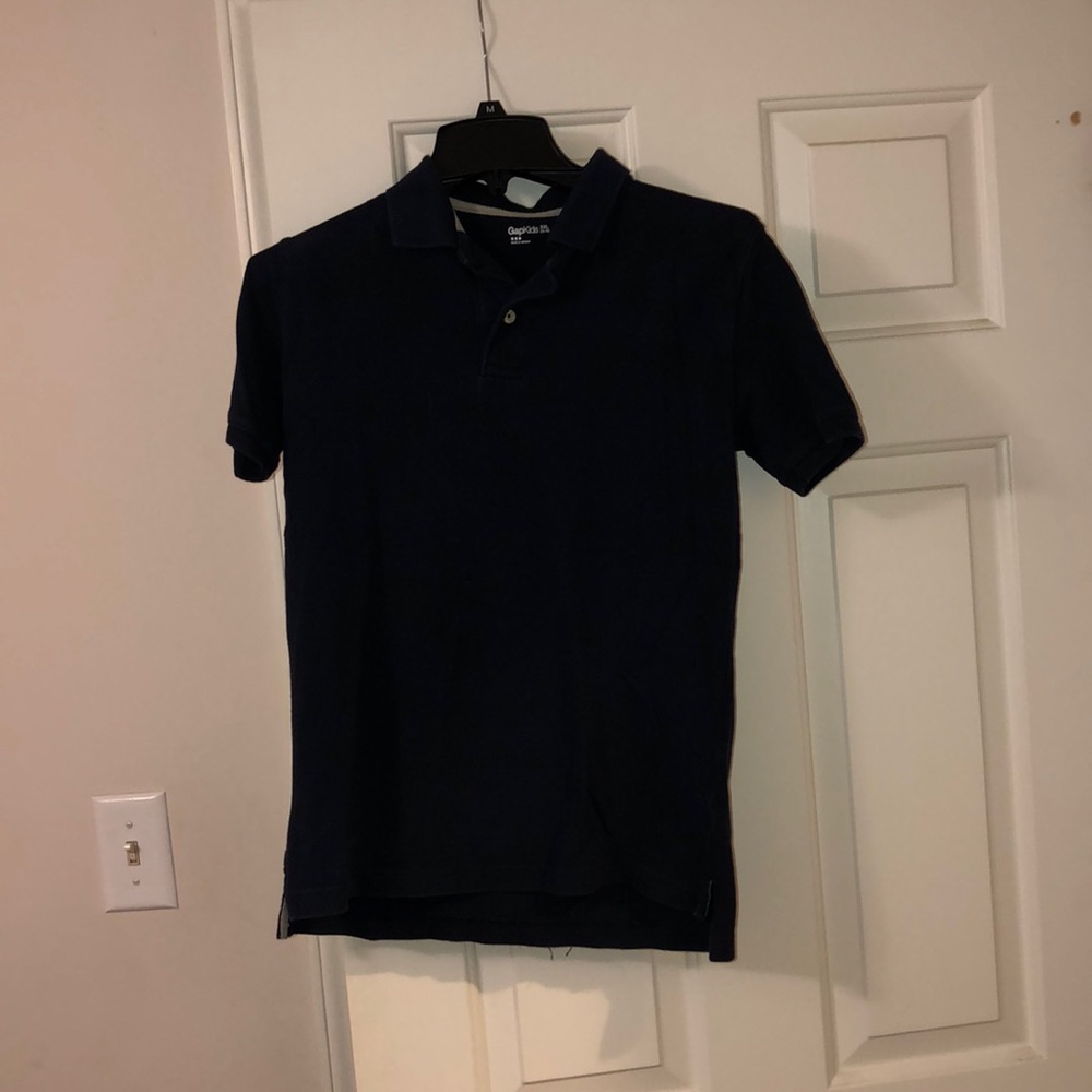 Boys navy polo